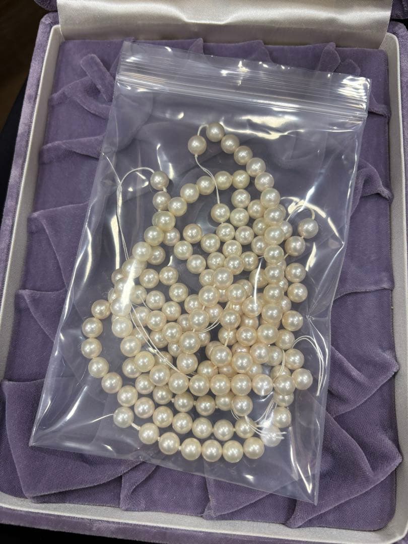 本真珠　百貨店購入