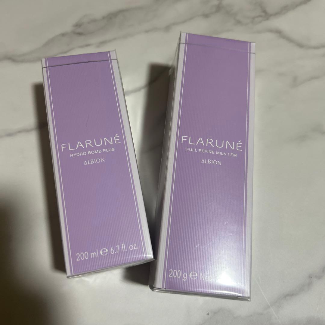 アルビオン　フラルネ　ハイドロボム　プラス　化粧水　ミルク　f EM 乳液
