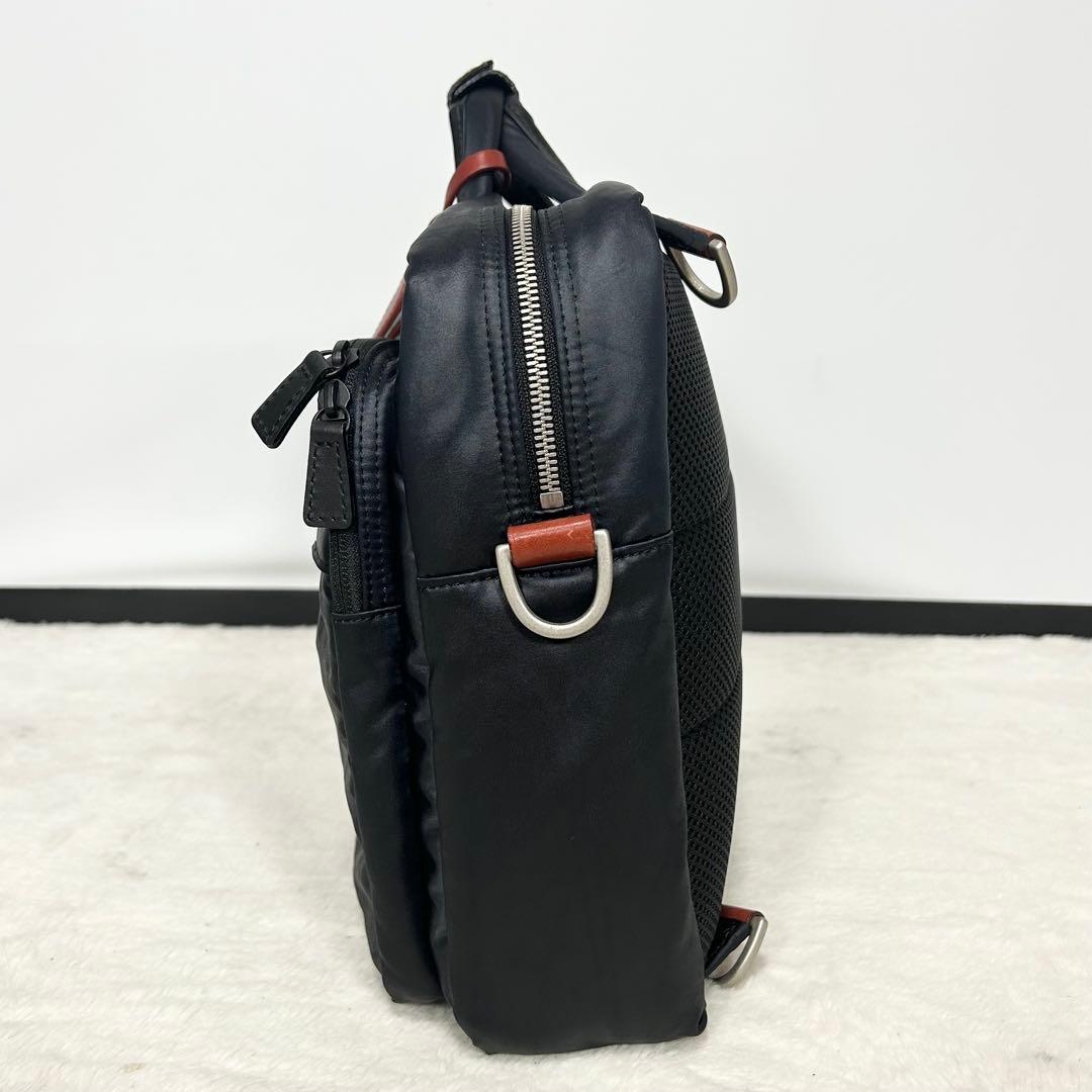 希少❗️豊岡鞄×鯖江眼鏡　眼鏡収納付き　ブリーフケース　3way ビジネスバッグ