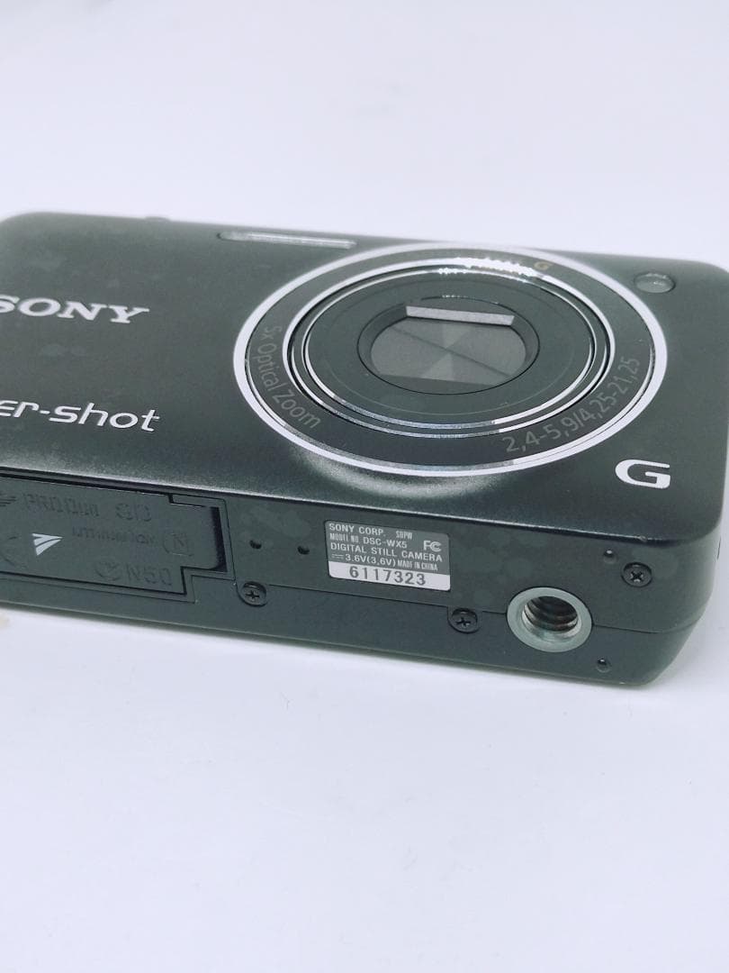 美品 SONY ソニー Cyber-shot DSC-WX5 ブラック デジカメ