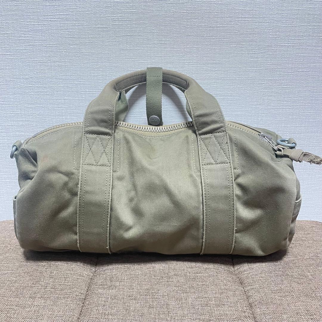 ② PORTER ポーター オリーブ ラブアンドピース ボストン S 廃盤 レア