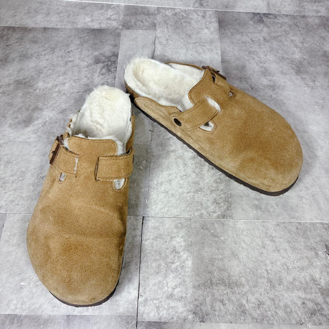 【良品】✨BIRKENSTOCK Boston Boa Suede26.5cm