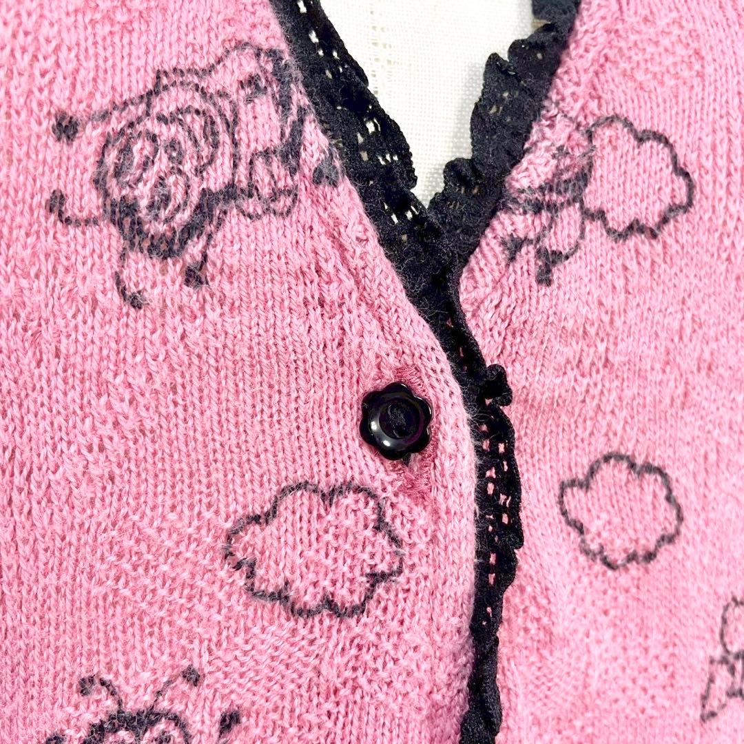 y2k❤️ 00s HYSTERIC GLAMOUR bee ロゴ カーディガン