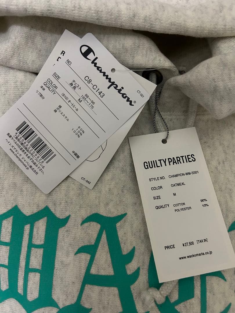 wackomaria champion reverse weave M パーカー