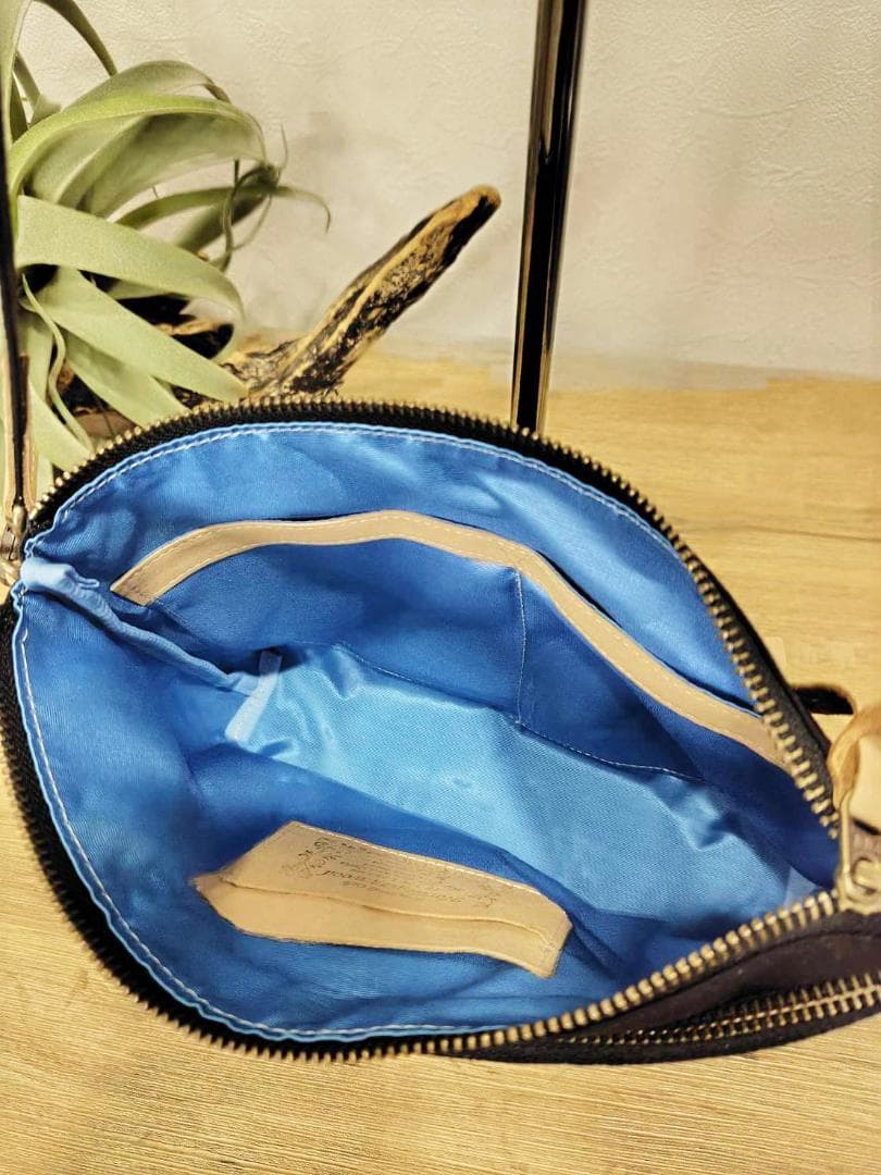 【2点おまとめ】ミナペルホネン/2025タンバリンネイビー×白/サコッシュ