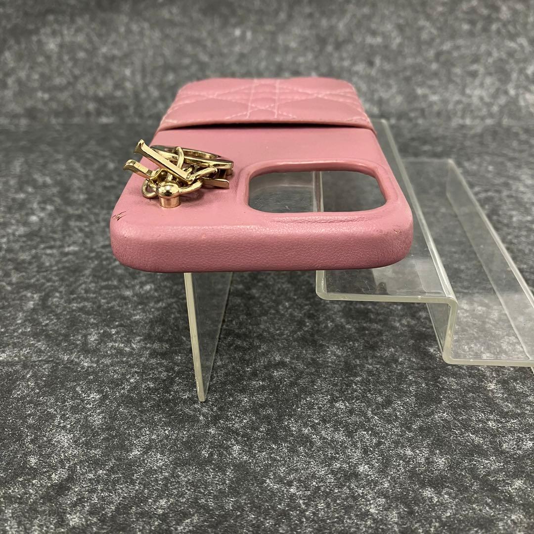 大人気☆クリスチャン ディオール☆iPhone13Proケース☆レザー☆ピンク！