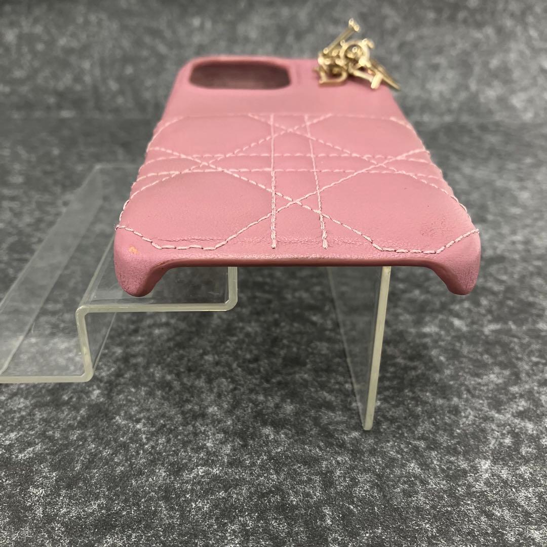 大人気☆クリスチャン ディオール☆iPhone13Proケース☆レザー☆ピンク！