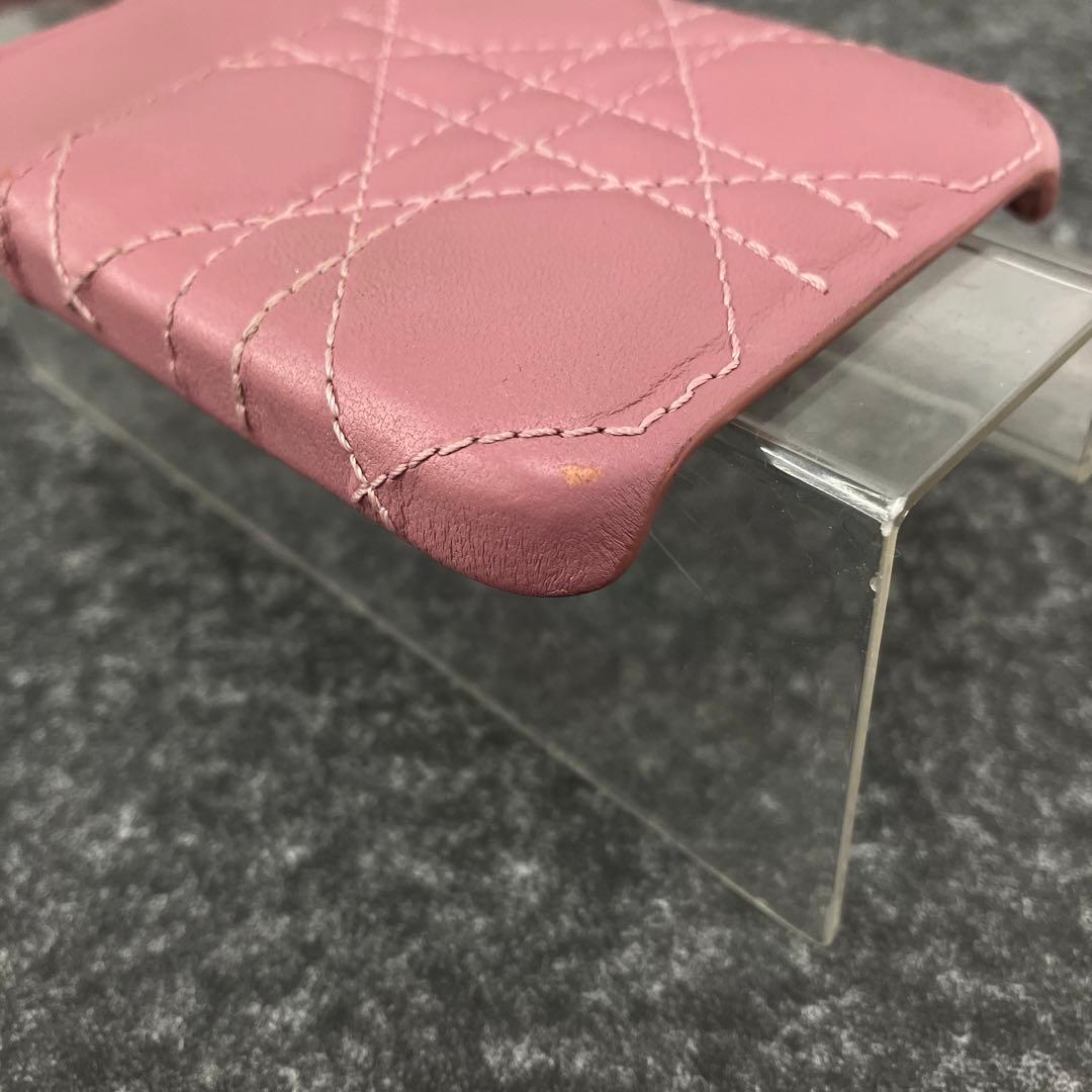 大人気☆クリスチャン ディオール☆iPhone13Proケース☆レザー☆ピンク！