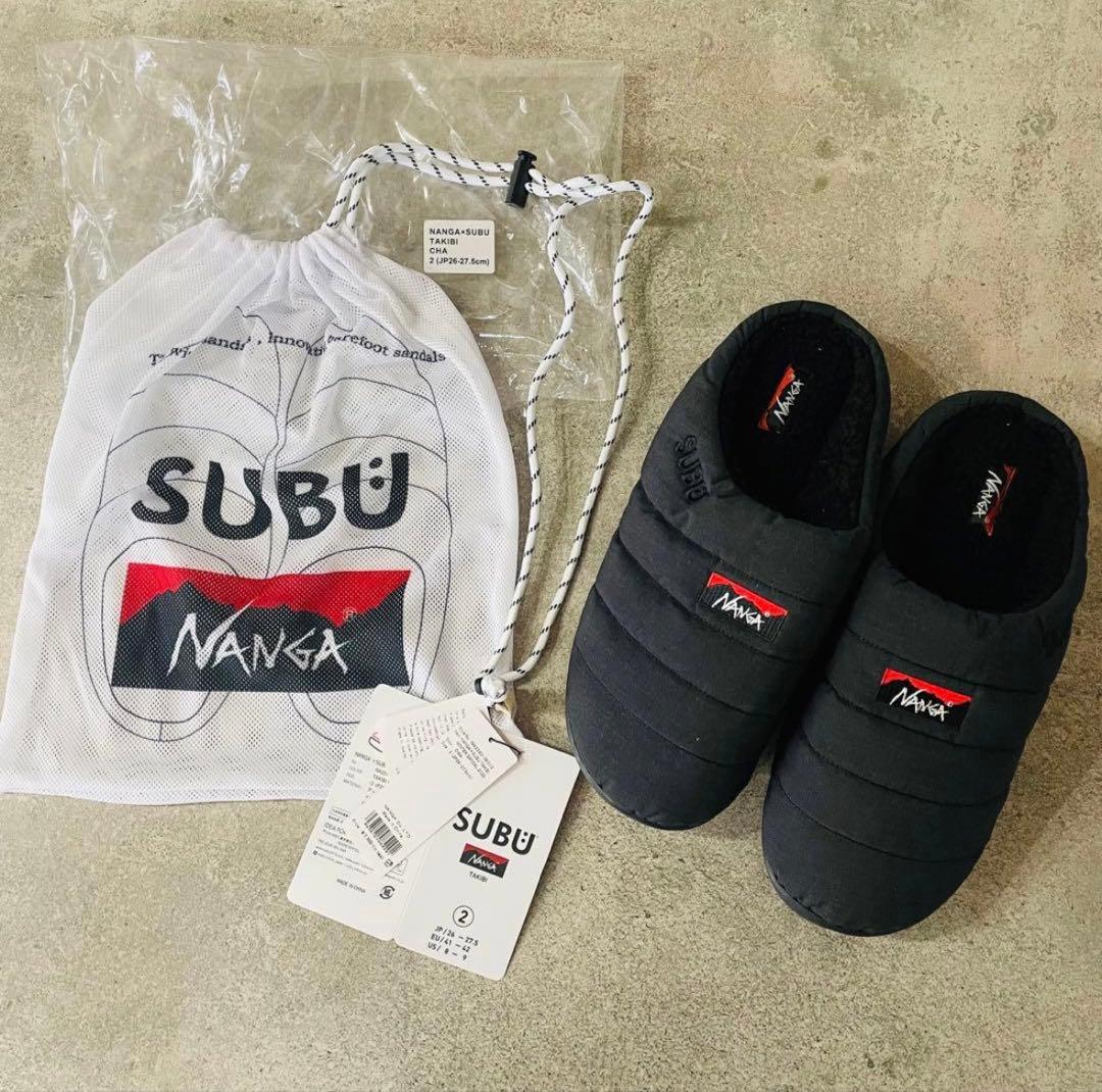 【新品】NANGA×SUBU ナンガ スブ タキビ チャコール 26-27.5