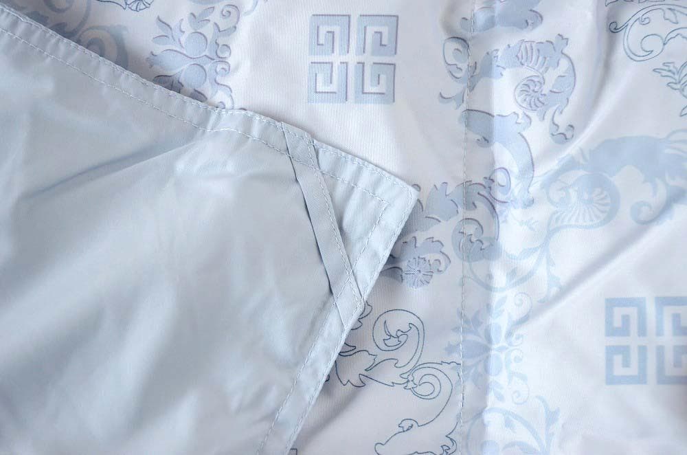 ジバンシー 羽毛肌掛け布団 2枚組 シングルピンク・ブルー 150×210cm