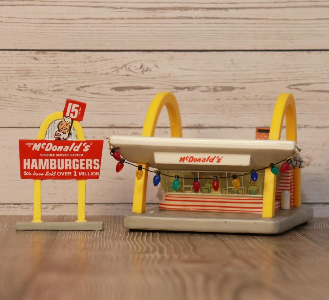 マクドナルド McDonald's ライト付きセラミックレストラン ライト