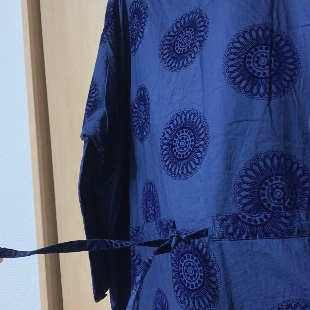 【美品】イチアンティークス ワンピース フロッキープリント