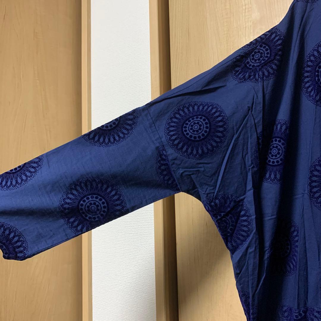 【美品】イチアンティークス ワンピース フロッキープリント