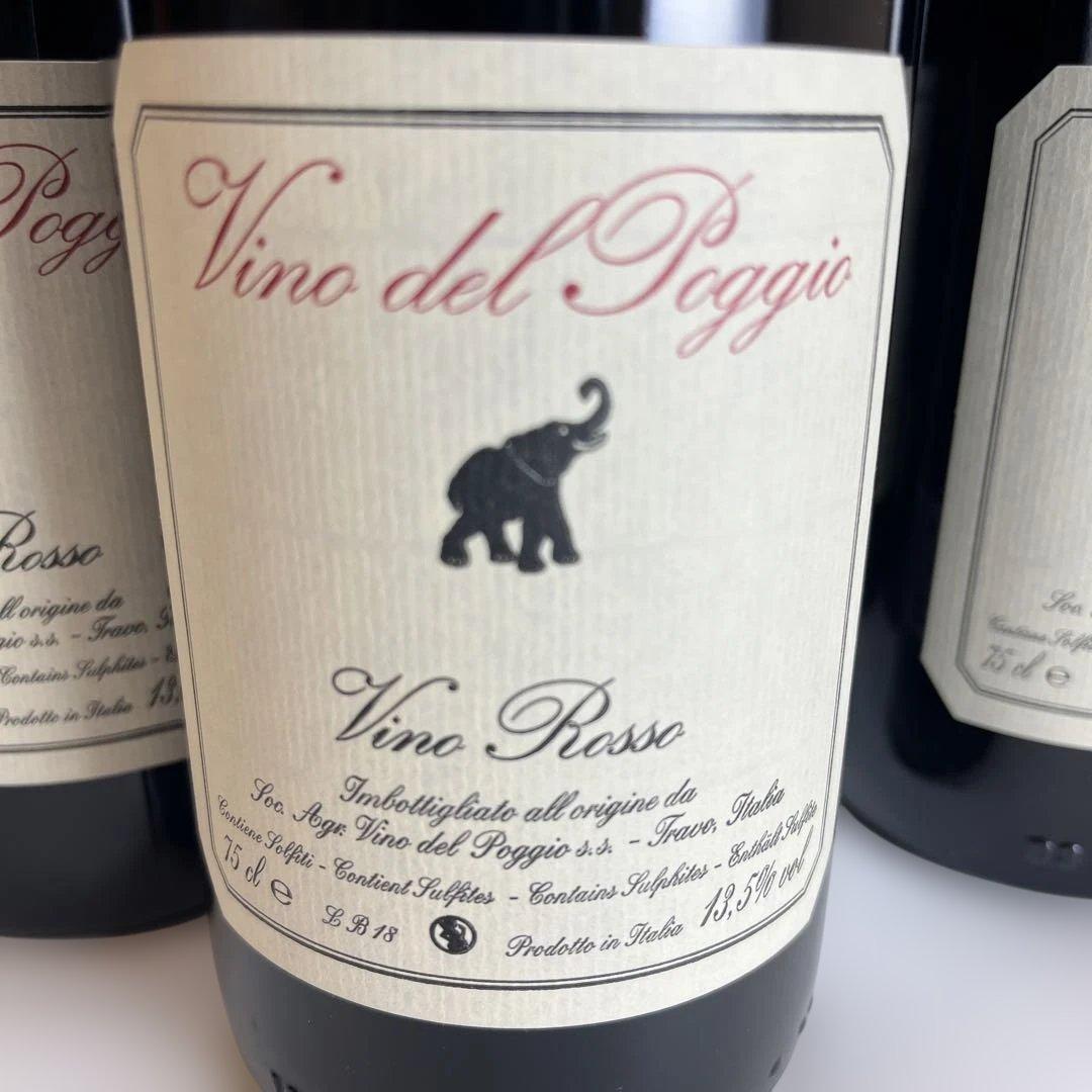 Vino del Poggio 赤ワイン 2018 13.5％vol 5本セット