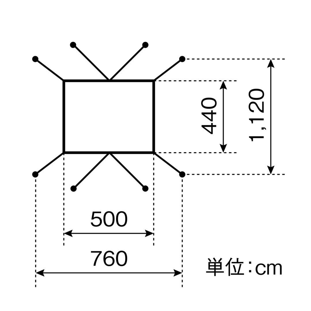 スノーピーク　アメニティタープ　レクタL セット【TP-852S】　幕体のみ