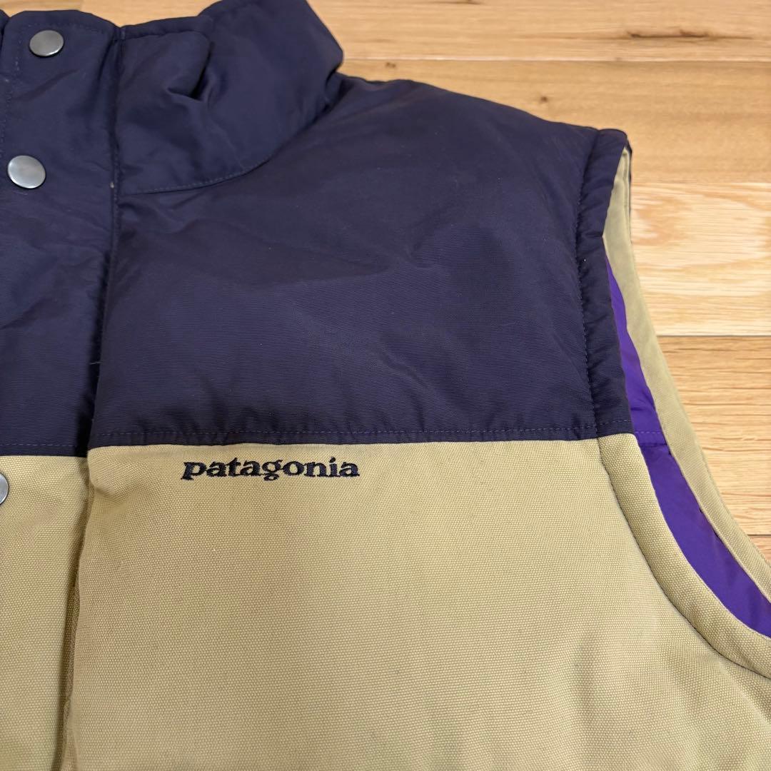 patagonia ダウンベスト ベージュ