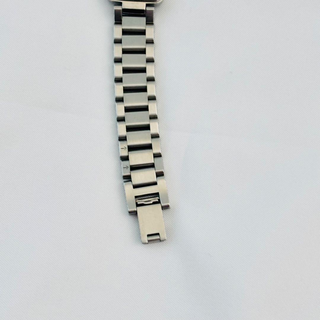 稼働 Carven カルヴェン 腕時計 スイス製 スクエア シルバー レディース