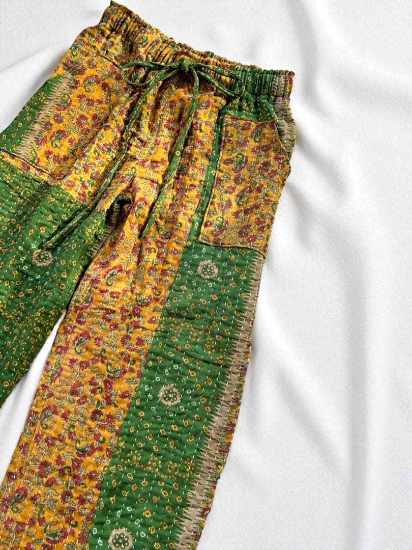 カンタキルト ラリーキルト カンタキルトパンツ ヴィンテージ ハンドメイド