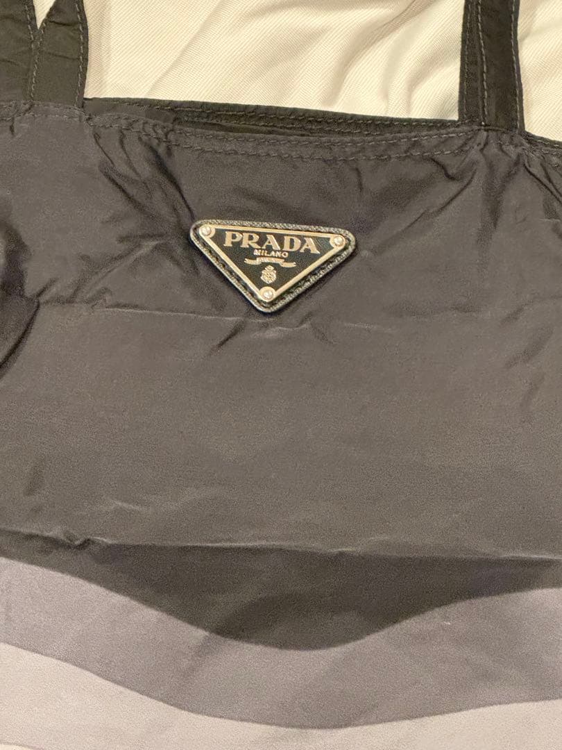 PRADA エコバッグ 黒・グレー・青　プラダ