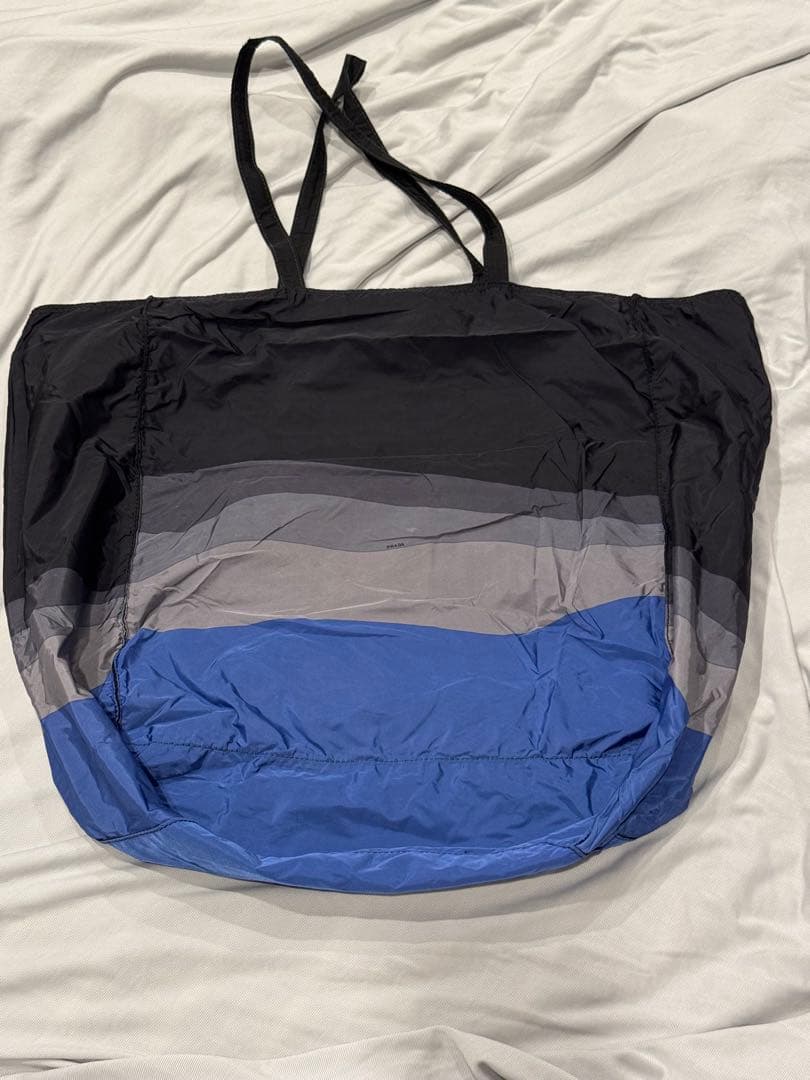 PRADA エコバッグ 黒・グレー・青　プラダ