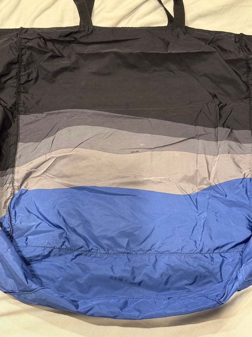 PRADA エコバッグ 黒・グレー・青　プラダ