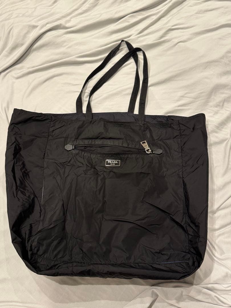 PRADA エコバッグ 黒・グレー・青　プラダ