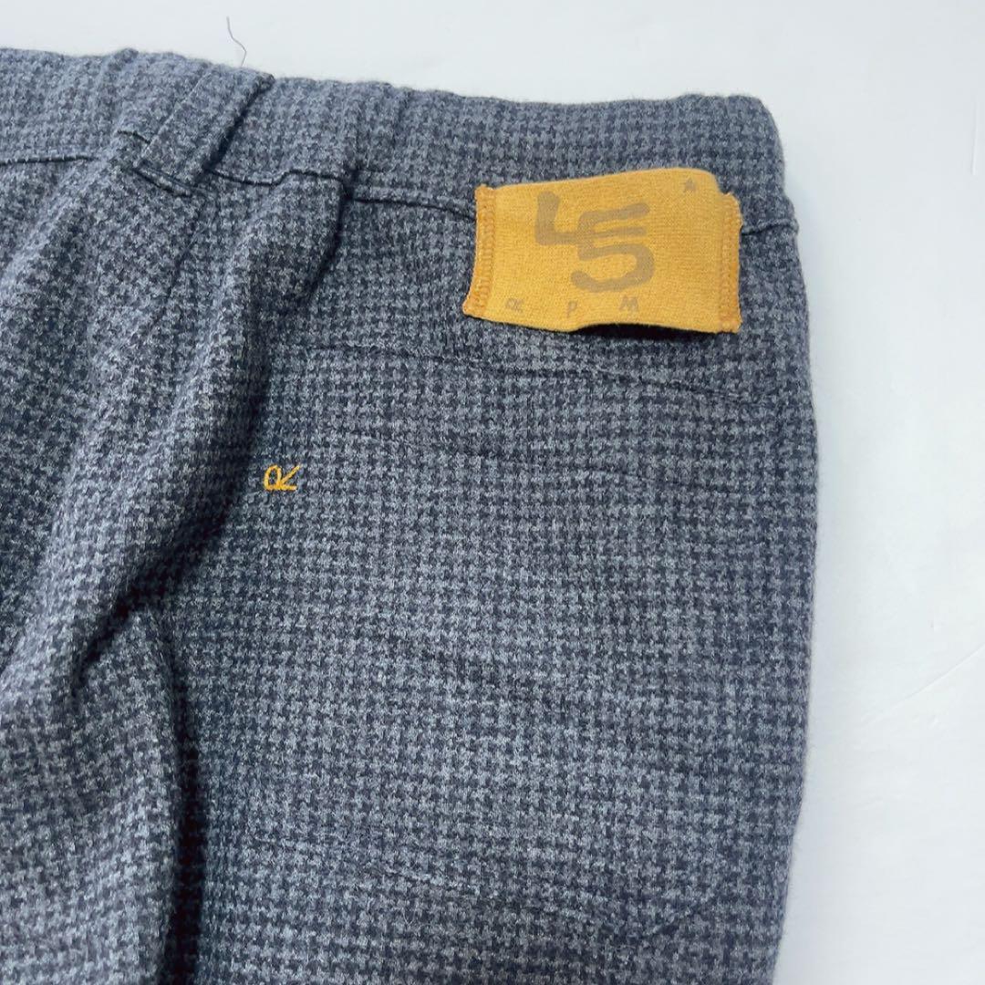 美品 45R ジャージフラノの908スウェットパンツ 千鳥格子柄 サイズ2