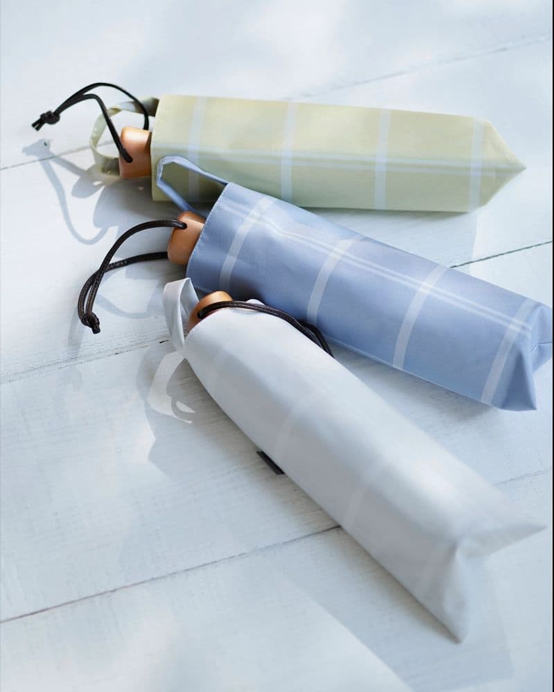 サンバリア100 折りたたみ日傘 3段折/チェック