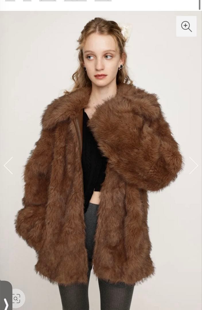 新作【岩瀬洋志さん着用アイテム】BIG COLLAR FUR コート