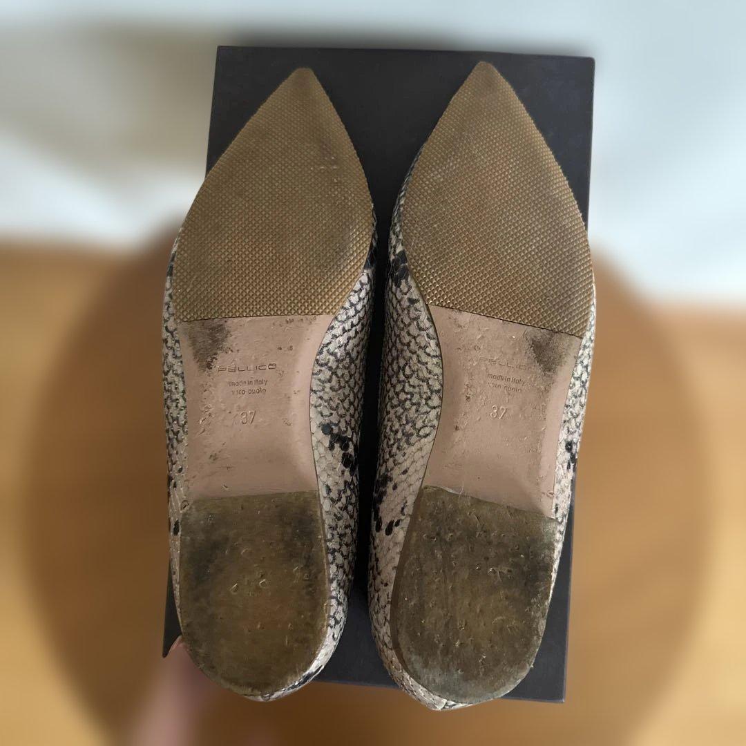 リン様　PELLICO ポインテッドトゥ フラットシューズ　イタリア製　ペリーコ