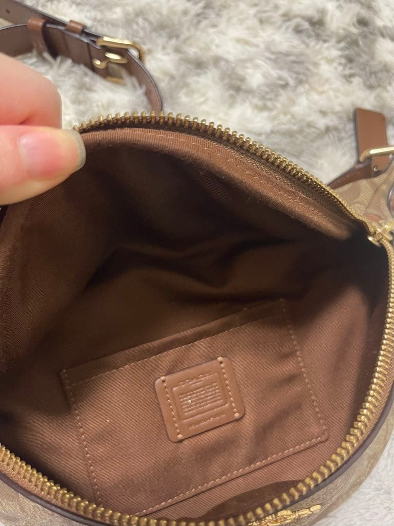 coach シグネチャー ウエストバッグ