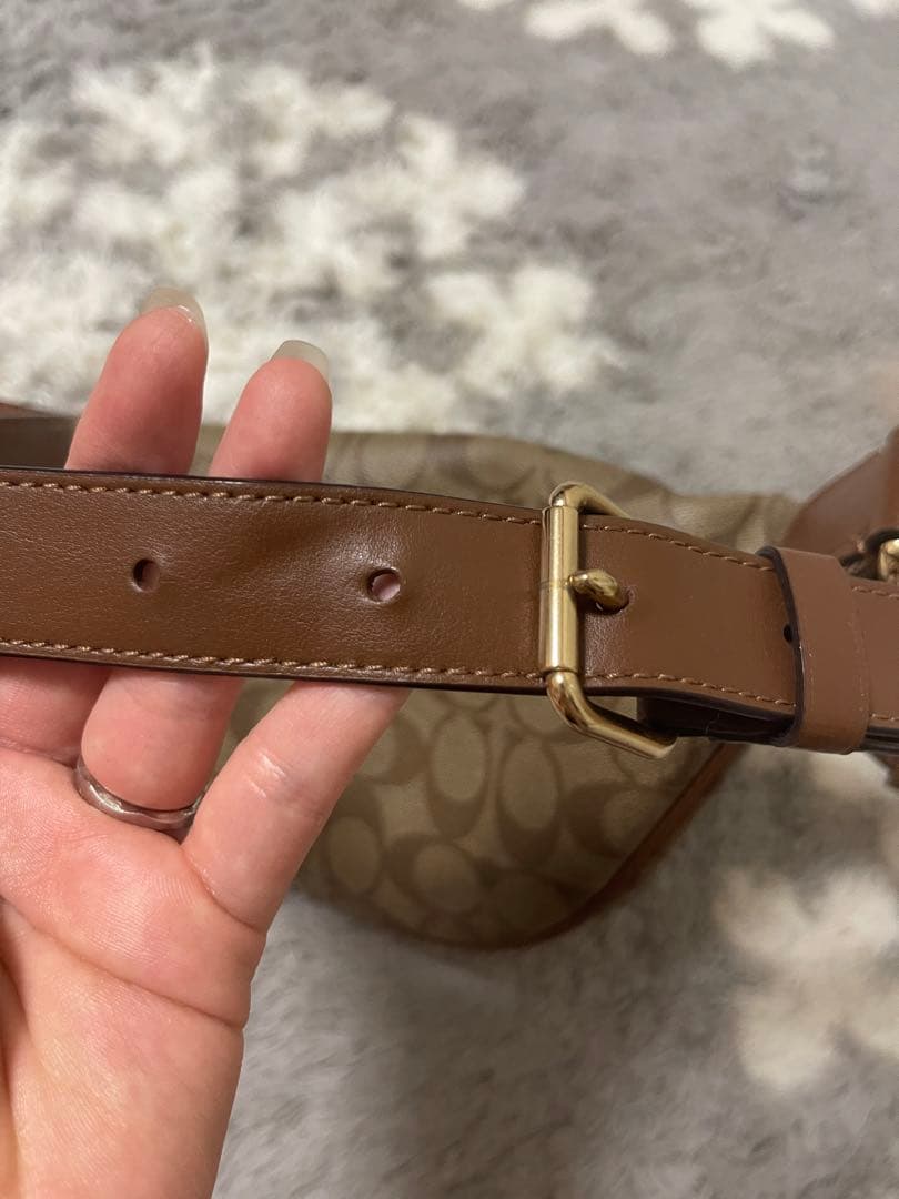 coach シグネチャー ウエストバッグ