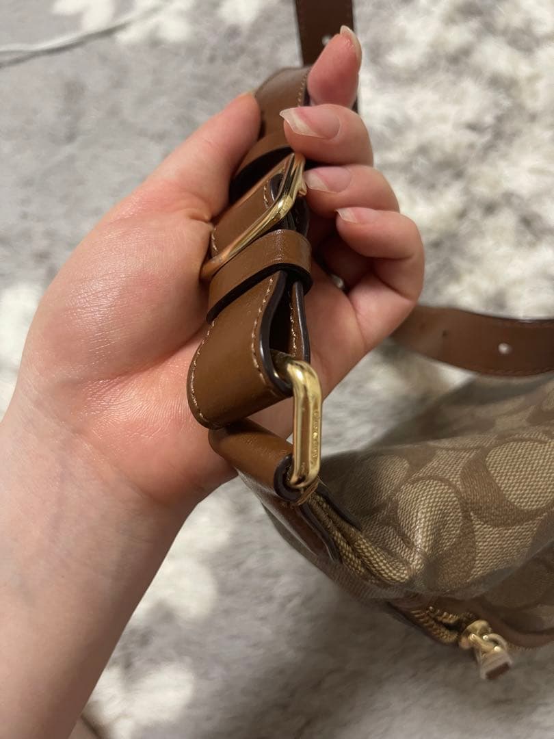 coach シグネチャー ウエストバッグ