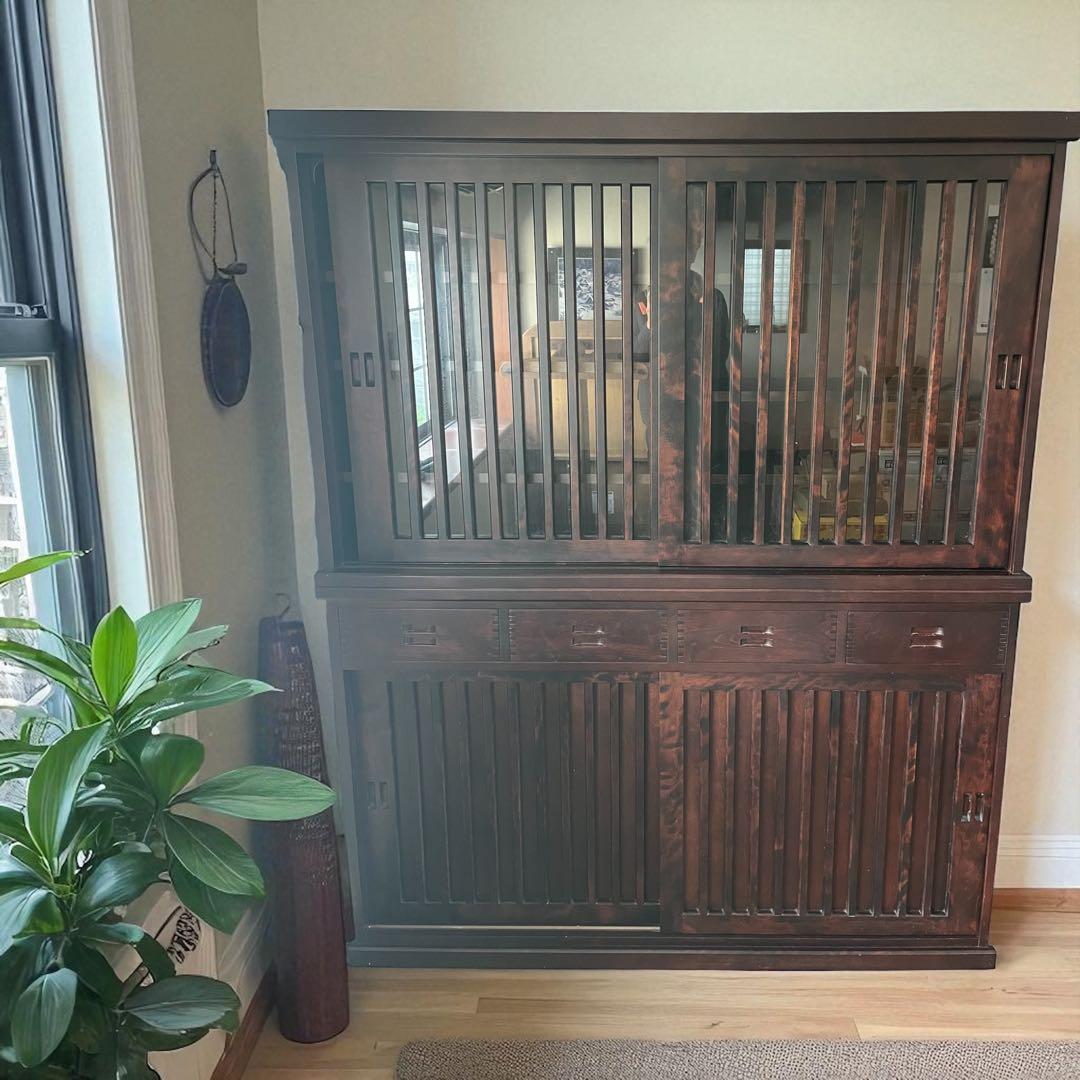 民芸家具　和光　NEW北樹　水屋150K上質な和の空間づくりにおすすめの水屋箪笥