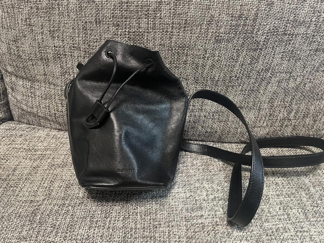 レ*ド様 【美品•希少】JIL SANDER ドローストリングショルダーバッグ