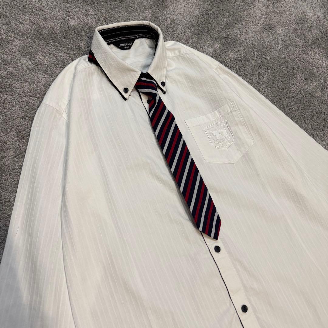 【160】コムサイズム キッズフォーマル　スーツ ４点セット　ネクタイ