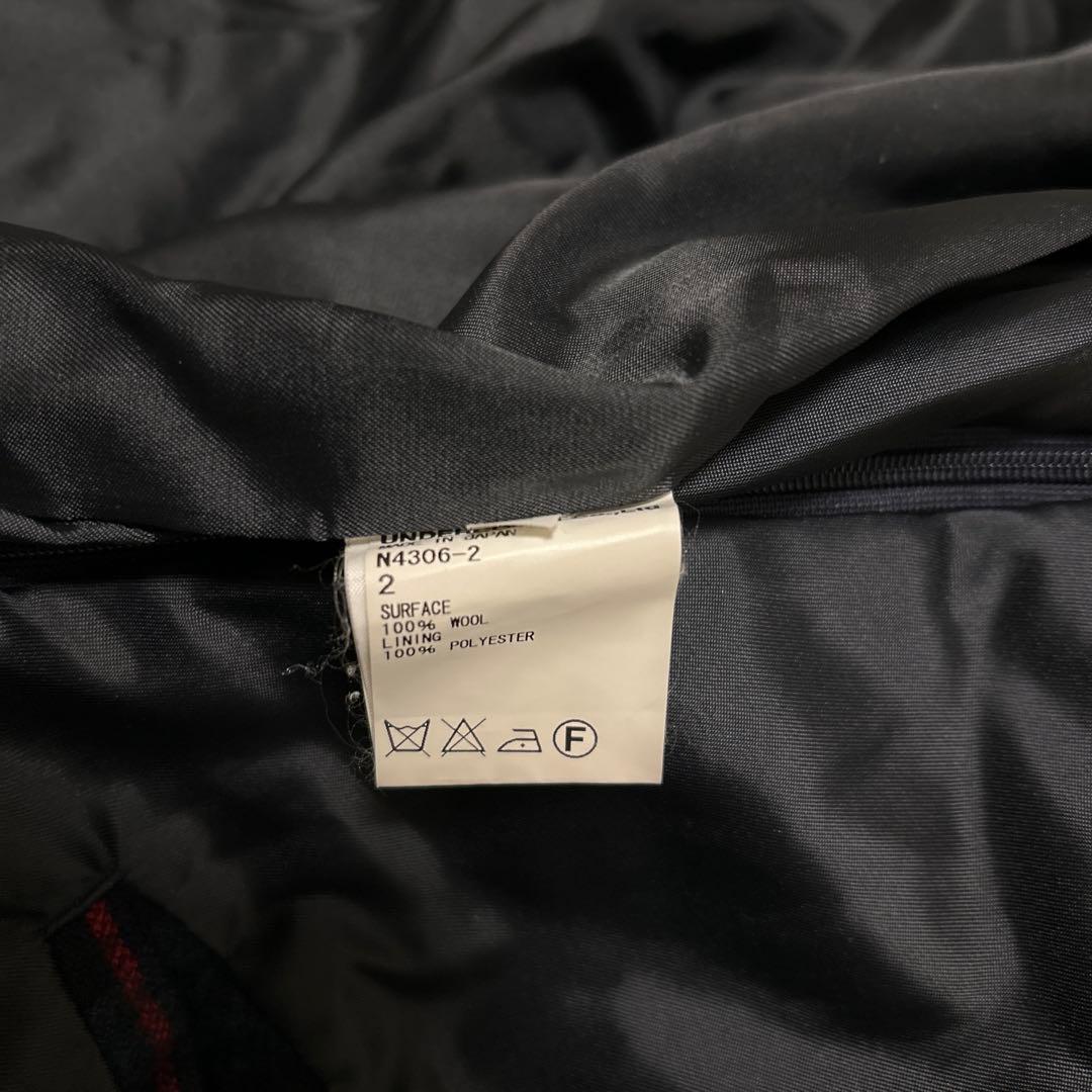 UNDERCOVER 14AW チェック柄縮絨モッズコート アンダーカバー