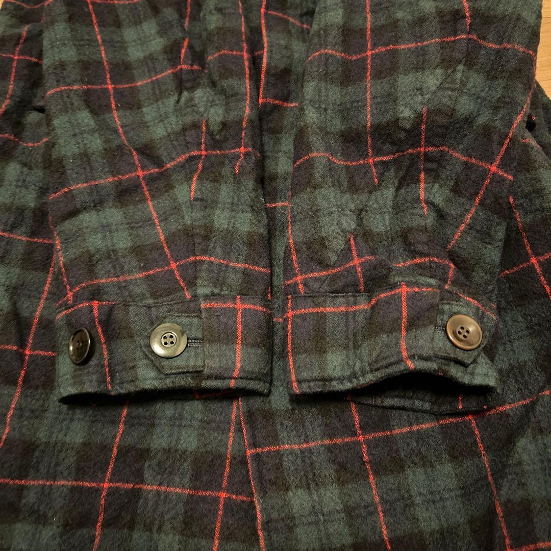 UNDERCOVER 14AW チェック柄縮絨モッズコート アンダーカバー