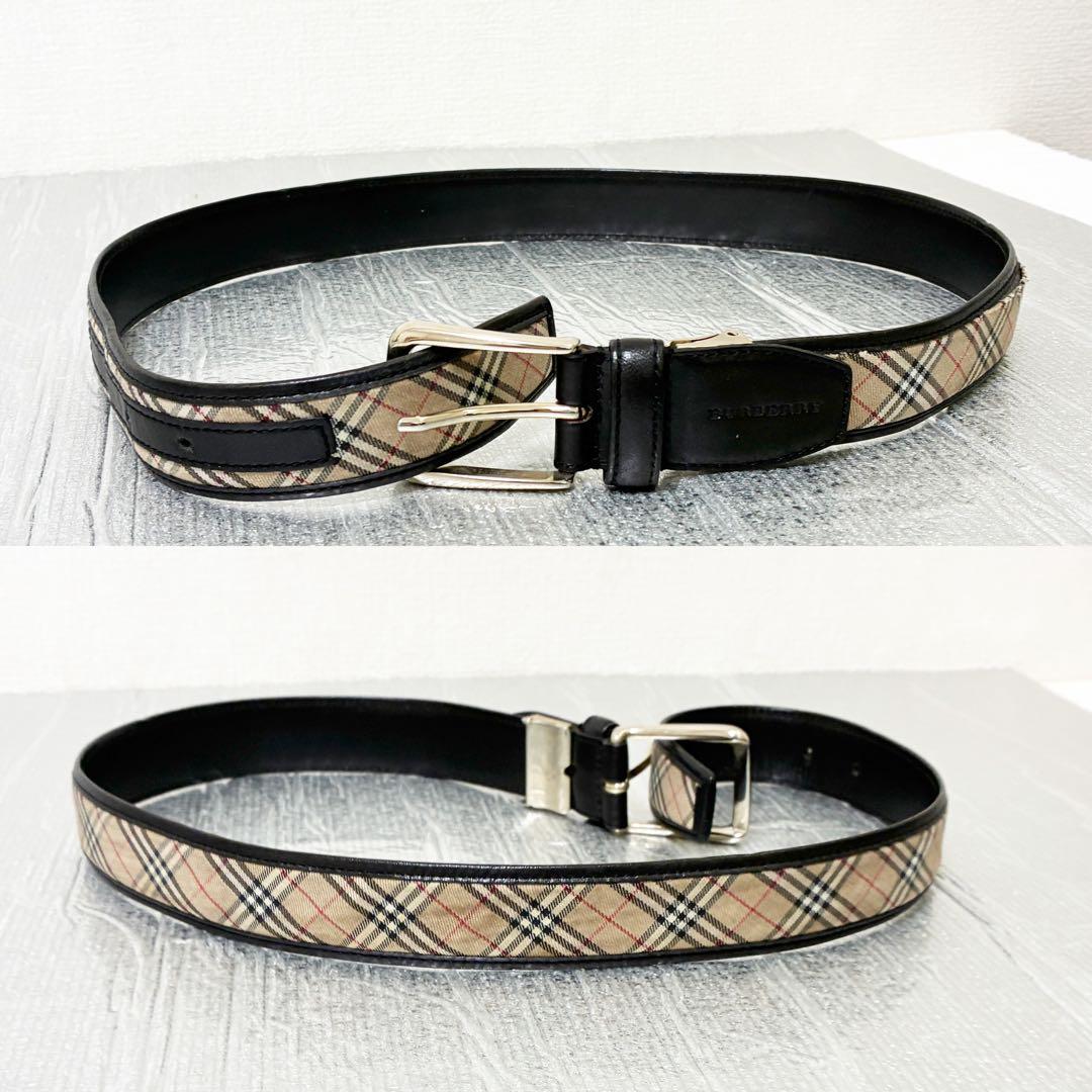 BURBERRY バーバリー　ゴルフ　ベルト　ノバチェック