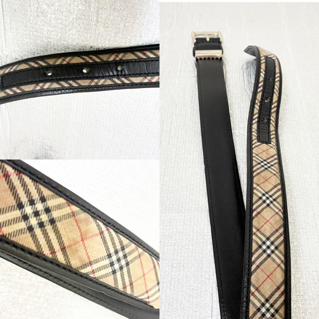 BURBERRY バーバリー　ゴルフ　ベルト　ノバチェック