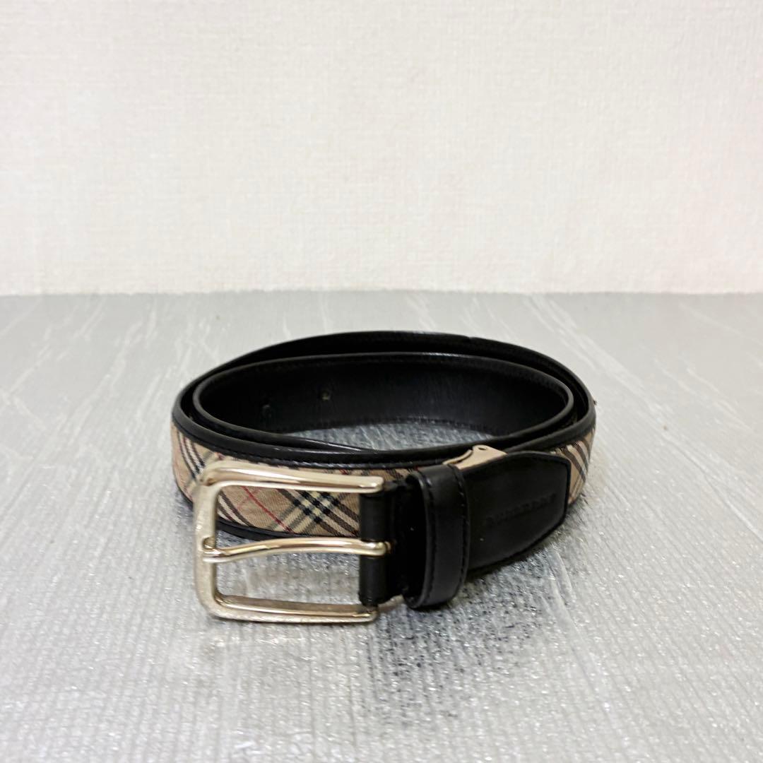 BURBERRY バーバリー　ゴルフ　ベルト　ノバチェック