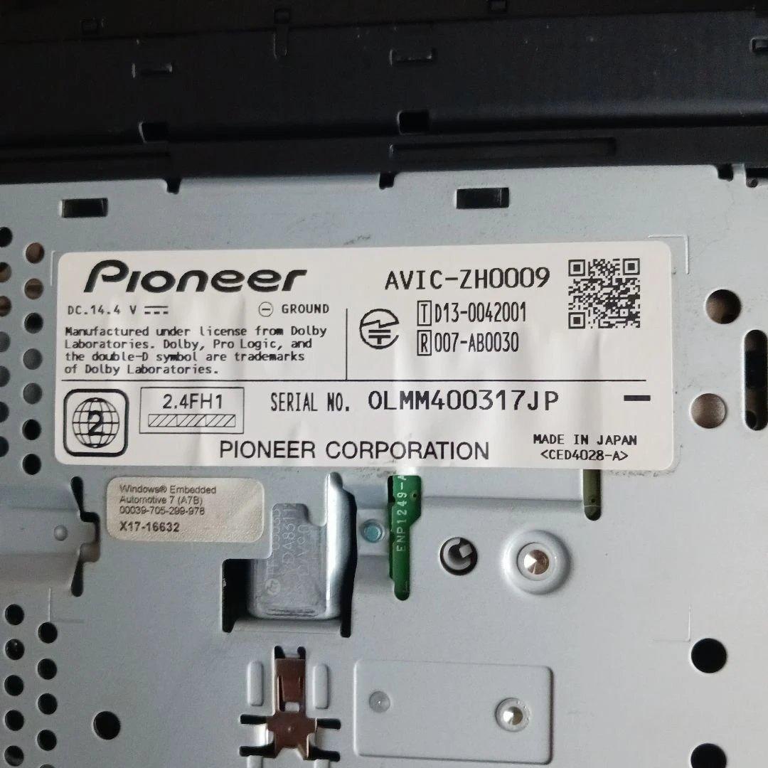 カロッツェリアサイバーナビ AVIC-ZH0009