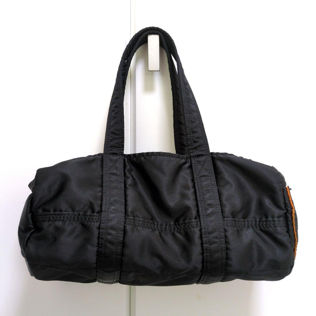 美品　廃盤PORTER ポーター　タンカー ダッフルバッグ ミニボストン 黒　S