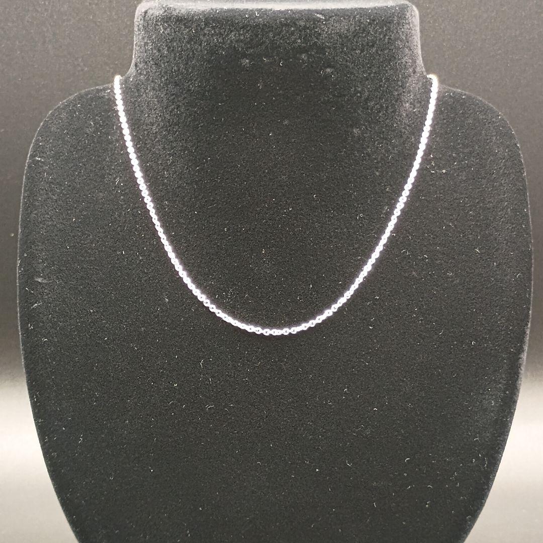 【美品】ティファニー あずきチェーン 44〜40cm SILVER925