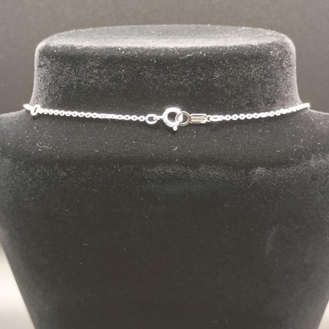 【美品】ティファニー あずきチェーン 44〜40cm SILVER925