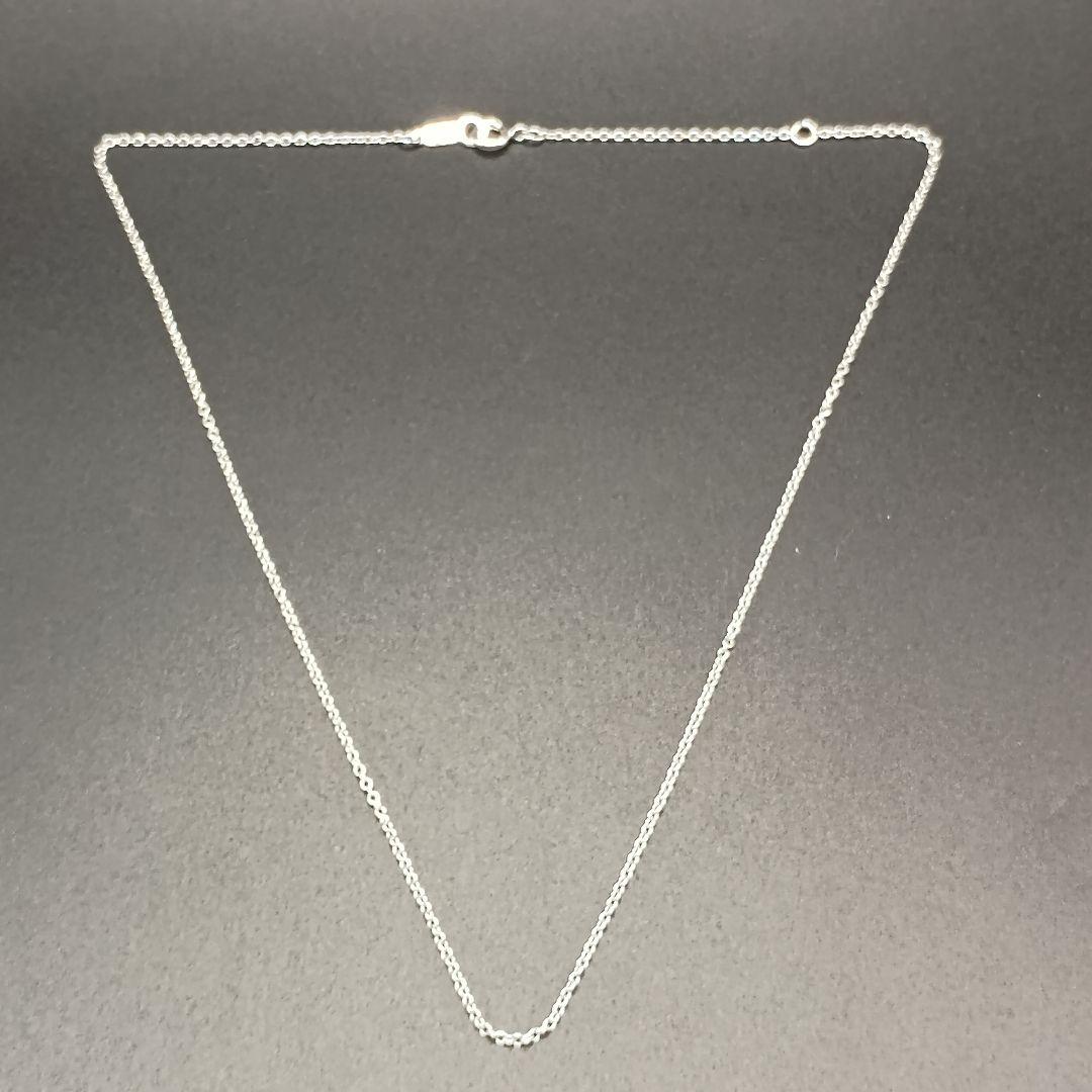 【美品】ティファニー あずきチェーン 44〜40cm SILVER925