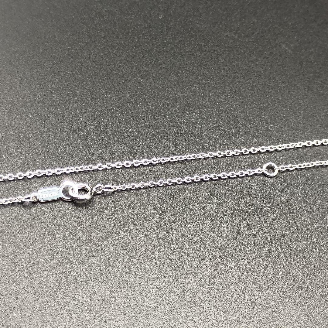 【美品】ティファニー あずきチェーン 44〜40cm SILVER925
