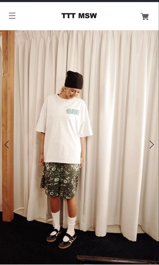 ttt msw ティーモダンストリートウェア　Flower camo pants