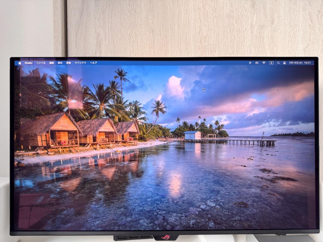 32有機4K ゲーミングモニターROG Swift OLED PG32UCDM