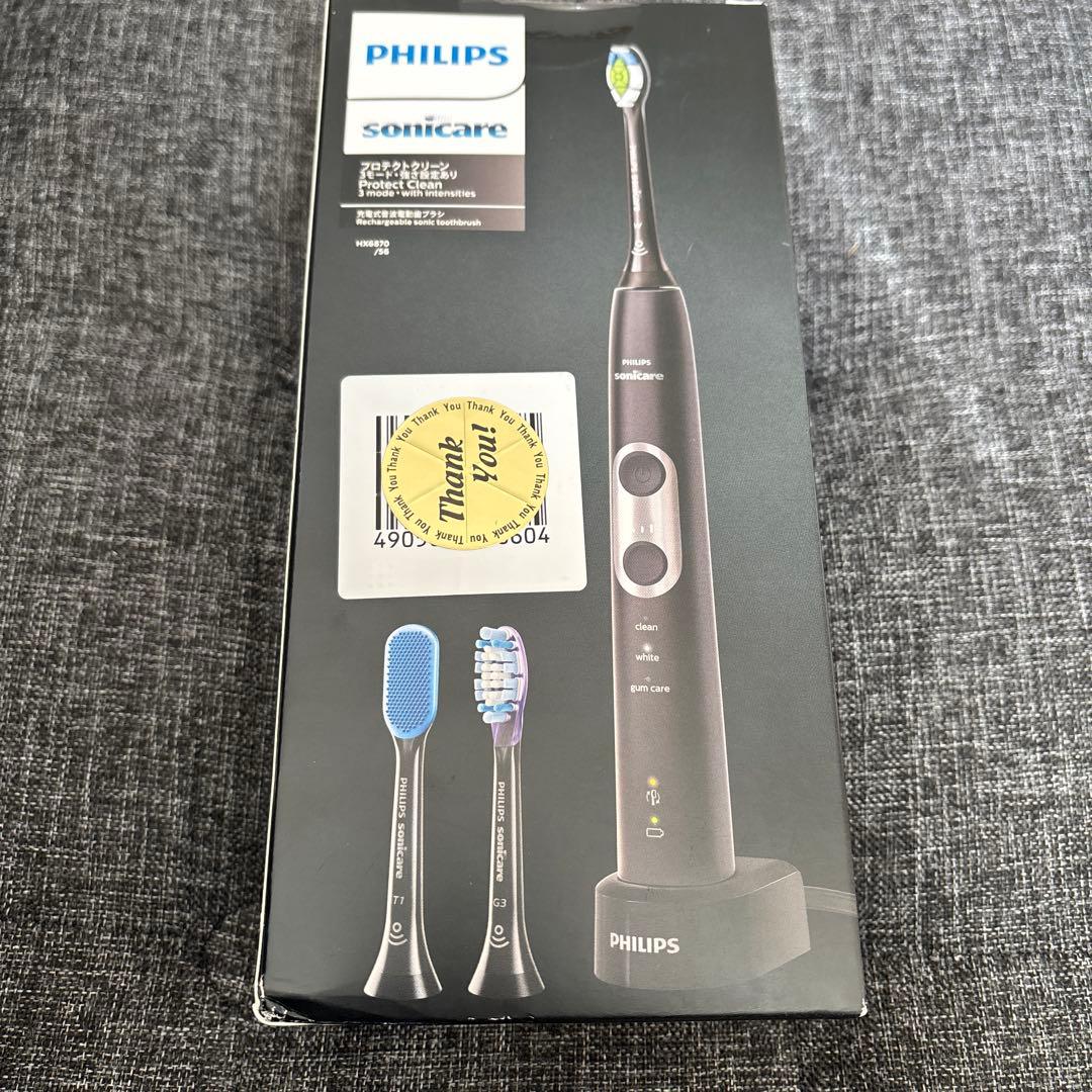 フィリップス 電動歯ブラシ ソニッケアー HX6870/56 ブラック